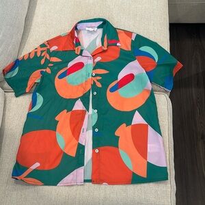 Fun color block shirt